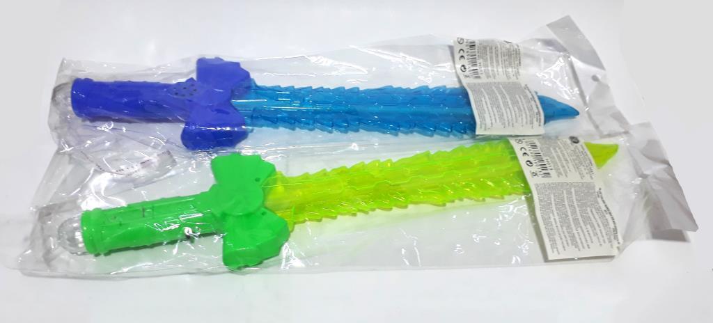 Pille Çalışan Sesli ve Işıklı 46cm Boyunda Tırtıklı Oyuncak Kılıc Savaş Oyuncakları