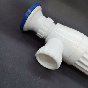 Süper Kalite Lavabo Evye Sifonu Büyük Taslı Metal Süzgeçli 20 cm Yükseklik