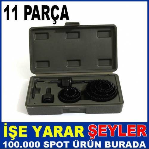 11 Pcs Panç Takımı Yuvarlak Delik Buat Açma Seti