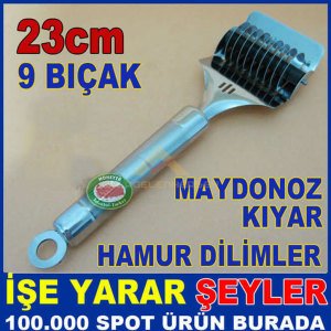 Paslanmaz Çelik İnox Hamur Dilimleyici,Makarna,Erişte,Maydanoz Kıyıcı,Hamur Ruleti,Pratik Hamur Kesme