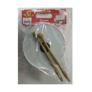 Sağlam Plastikten Oyuncak Davul Büyük Boy 25x9cm Vur Davulcu Davuluna GümGüm Gümlesin Ramazan Davulu
