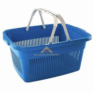 Market sepeti sağlam plastikten üretim market içi hafif alışveriş el sepeti 46x34cm