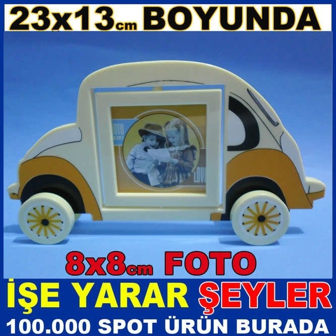ARABA MODEL DEKORATİF FOTOĞRAF ÇERÇEVESİ