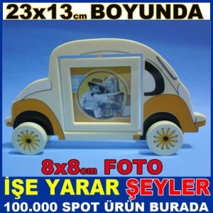 ARABA MODEL DEKORATİF FOTOĞRAF ÇERÇEVESİ