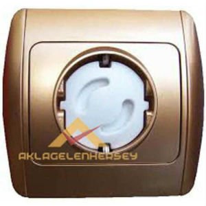 BEBEK ve ÇOCUK GÜVENLİĞİ İÇİN 4ad GÜVENLİ, ELEKTRİKTEN KORUYAN PRİZ KAPAĞI PRİZ KİLİTLEME KAPAĞI