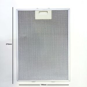 Davlumbaz 190mmx276mm Arka Ara 12,5 CM İki Tırnaklı Aspiratör Filtresi