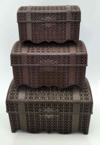 13 Bölmeli Çift Katlı Organizer Boncuk-Vida Çantası Plastik Kutu 22x11x5cm