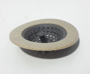 Saplı Silikon Mutfak Banyo Lavabo Süzgeci Filtresi