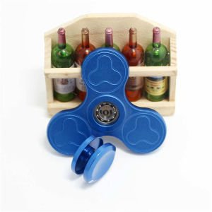 Metal Kutulu Metal Stres Çarkı Çelik Rulmanlı Orjinal Hand Spinner 3 kanatlı süper Anti stres çarkı