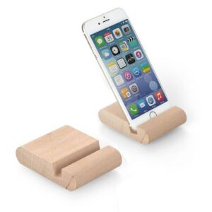 16x8 cm Dayanıklı  Ahşap Cep Telefon Ve Tablet Tutucu Telefon Standı 1 Adet