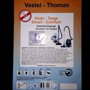 Imetec 1200 WE 1400 WTE Elektrikli Süpürge Sentetik 5 Adet Toz Torbası 