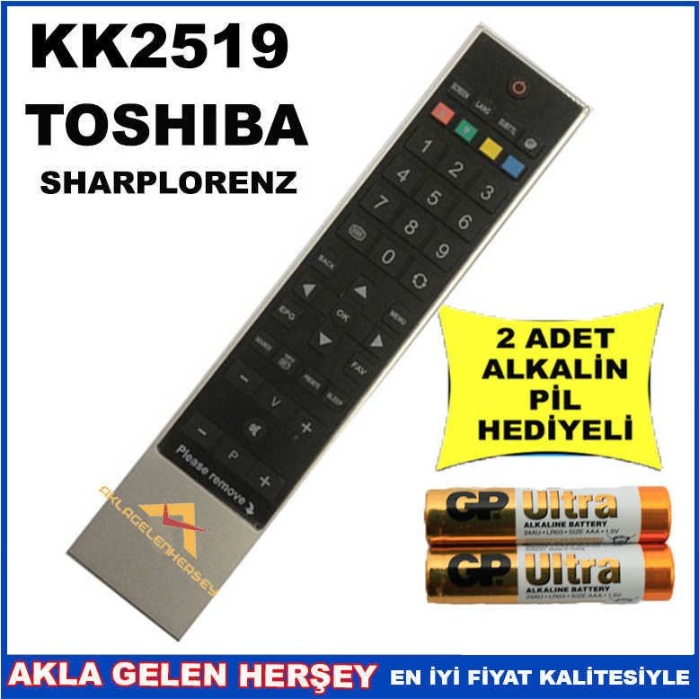 TOSHIBA LCD-PLAZMA TELEVİZYON KUMANDASI KK2519