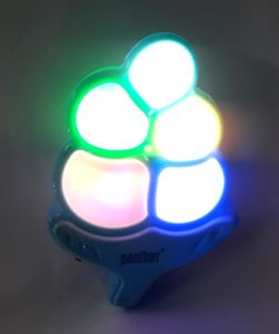 Çeşitli Renklerde Üzüm Desenli 12x8 Rengarenk Işıklı Led Gece Lambası (1W Led, 220-240V)