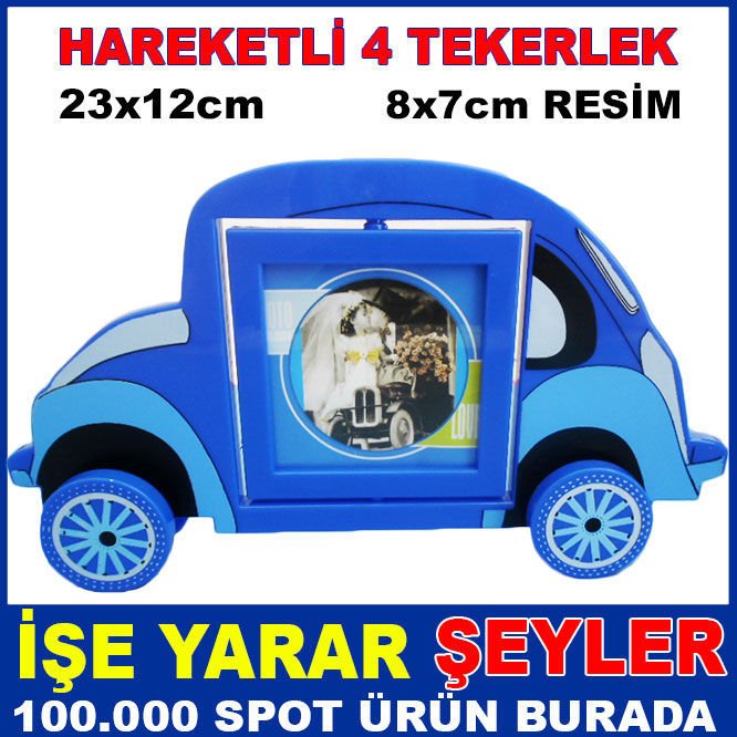 HAREKETLİ WOSWOS ARABA MODEL RESİM ÇERÇEVESİ