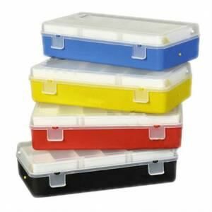 13 Bölmeli Çift Katlı Organizer Boncuk-Vida Çantası Plastik Kutu 22x11x5cm