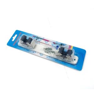 Duvara Monte 2'li Metal Organizer Paspas Mop Fırça Süpürge Tutucu Sihirli Mop Sopası Kıskacı Askısı