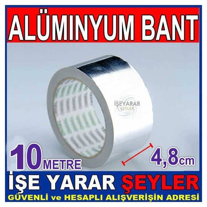 10 METRE ALÜMINYUM BANT EXTRA GÜÇLÜ YAPIŞTIRICI