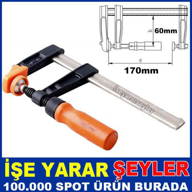 MENGENE F TİPİ 170x60mm İŞKENCE SIKIŞTIRMA ALETİ