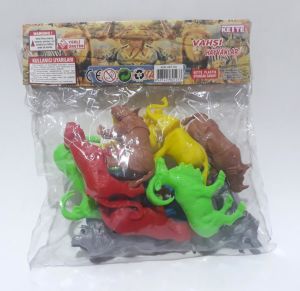 5x10cm Büyüklüğünde Vahşi Hayvanlar Seti Her Hayvandan 2 Tane (Fil,Keçi,Aslan,Kaplan,Gergedan,Deve)