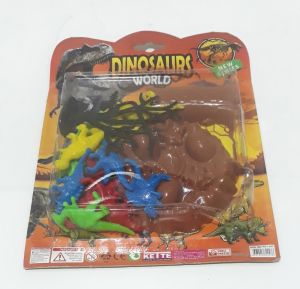 Birbirinden Farklı Renkli Dinozor Çeşitleriyle Dinozor Dünyası Oyun Seti 15 Parça