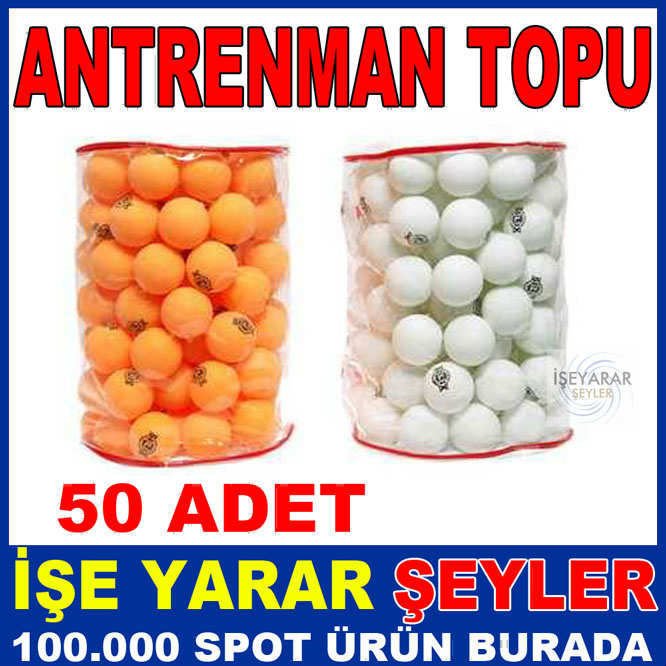 PİNPON TOPU MASA TENİSİ ANTRENMAN TOPU 50 ADET
