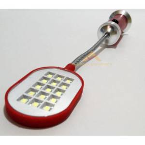 15 Led Metal Gövdeli Oynar Başlı Çok Amaçlı Fener