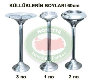 PASLANMAZ ÇELİK AYAKLI KÜLLÜK İMALATAN SATIŞ 2no