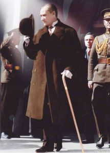 100x70 BüyükBOY ÇERÇEVELİ KANVAS ATATÜRK TABLOSU