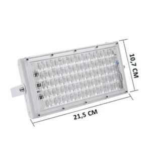 50W 50 LEDli 220v Projektör IP65 Slim Kasa Beyaz Işık Tak Çalıştır Özelikli