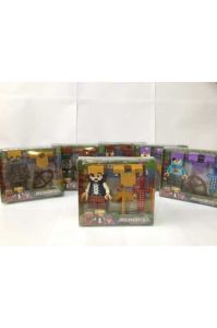 4 Parçadan Oluşan Minecraft Aksiyon Figür 3+ Yaş Üzeri İçin Uygundur