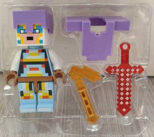 4 Parçadan Oluşan Minecraft Aksiyon Figür 3+ Yaş Üzeri İçin Uygundur