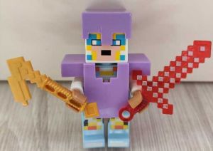 4 Parçadan Oluşan Minecraft Aksiyon Figür 3+ Yaş Üzeri İçin Uygundur