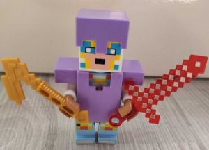 4 Parçadan Oluşan Minecraft Aksiyon Figür 3+ Yaş Üzeri İçin Uygundur