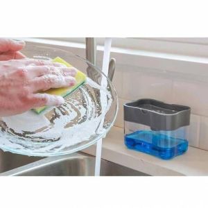 Sabun Pompası Soap Pump Dispenser El Değmeden Süngeri Sabunlayan Süper Sabunluk