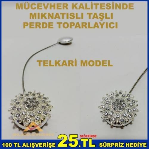 Mıknatıslı Telkari Model Perde Toparlayıcı