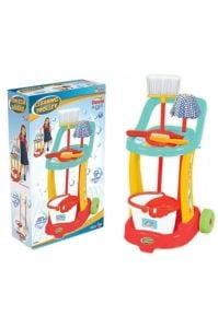 Candy Ken Oyuncak Temizlik Seti Arabası 9 Ana Parça +3 Yaş