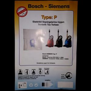 SİEMENS Oynapower Vs08g Elektrikli Süpürge Sentetik 5 Adet Toz Torbası 