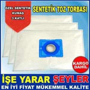 UFESA 3 KATLI 5 ADET SENTETİK TOZ TORBASI KD