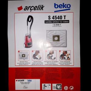 Arçelik S 4540 T Elektrikli Süpürge Sentetik 5 Adet Toz Torbası 