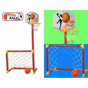 Oyuncak Portatif  Kale ve Basket Potası Futbol Basketbol Oyuncak