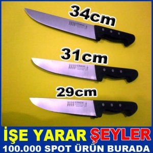 3LÜ SET ORJİNAL SÜRMENE ÇELİK KURBAN BIÇAĞI