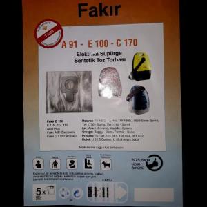 Hover TV 1570 Sprint 1600-1699 Elektrikli Süpürge Sentetik 5 Adet Toz Torbası 
