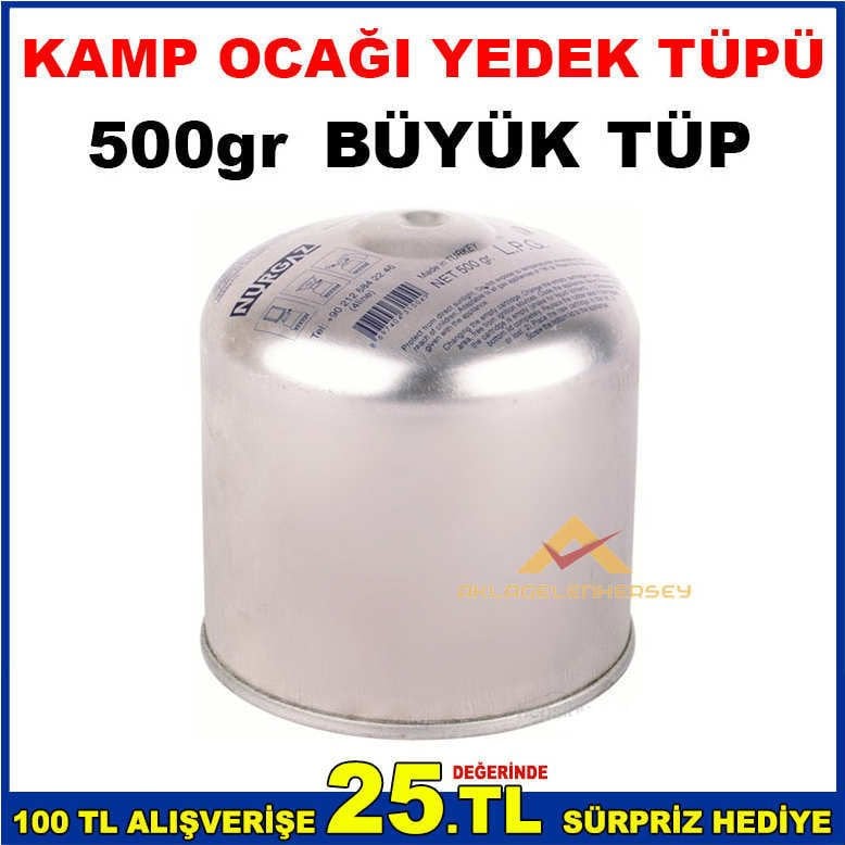 500gr. BÜYÜK BOY KAMP OCAĞI KARTUŞ YEDEK TÜP