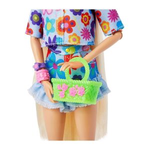 Barbie Extra Mavi Etekli Bebek