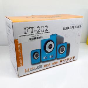 Multimedya Speaker Mini 2.1 Usb Hoparlör Ses Sistemi Ft-202