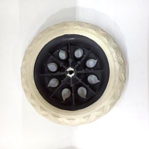Tak Çıkar Pazar Araba Teker Geçmeli Bebek Arabası Tekerleği Beyaz 15,5 Cm 2 Adet Fiyatıdır