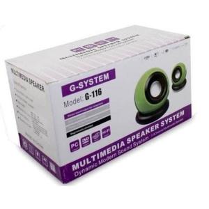 Multimedya Hoparlör 1+1 Speaker  USB 2.0 Ses Bombası G-116