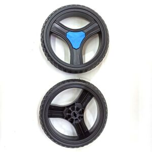 PLASTİK PAZAR ARABASI BEBEK ARABASI TEKER TAKIMI LÜX 2 ADET FİYATIDR 17cm ÇAP DOĞRULAR PARİLLA MODEL