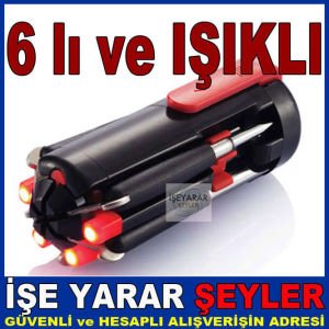 MULTI SCREWDRIVER ÇOKLU IŞIKLI ÖZEL TORNAVİDA