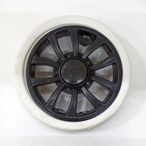 PLASTİK PAZAR ARABASI BEBEK ARABASI TEKER TAKIMI 2 ADET FİYATIDIR 17 CM ÇAP